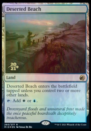 Deserted Beach [Innistrad: Midnight Hunt Prerelease Promos] | Rook's Games and More