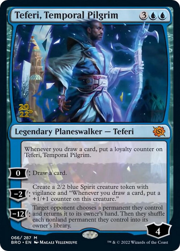 Teferi, Temporal Pilgrim [The Brothers' War: Prerelease Promos] | Rook's Games and More