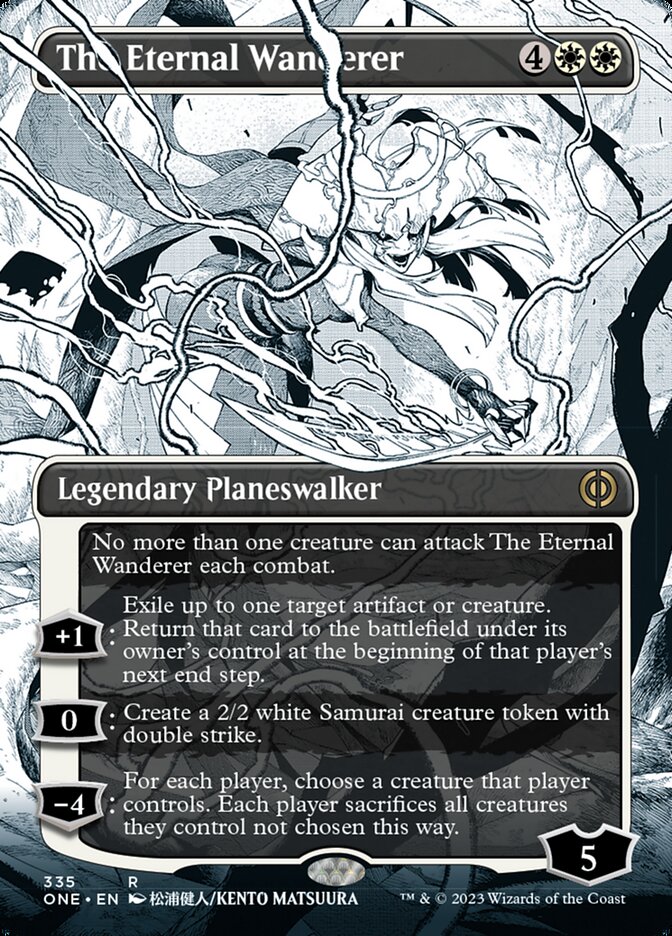 The Eternal Wanderer (Borderless Manga) [Phyrexia: All Will Be One] | Rook's Games and More