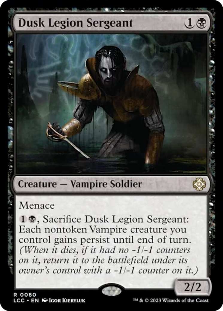 Dusk Legion Sergeant [The Lost Caverns of Ixalan Commander] | Rook's Games and More