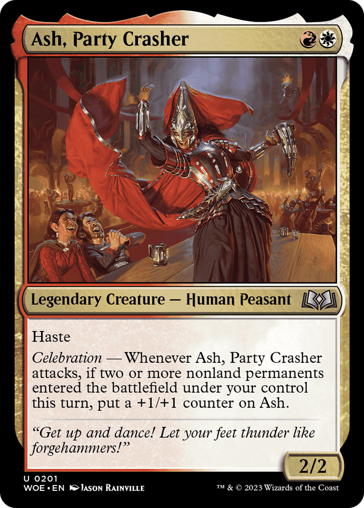 Ash, Party Crasher [Wilds of Eldraine] | Rook's Games and More