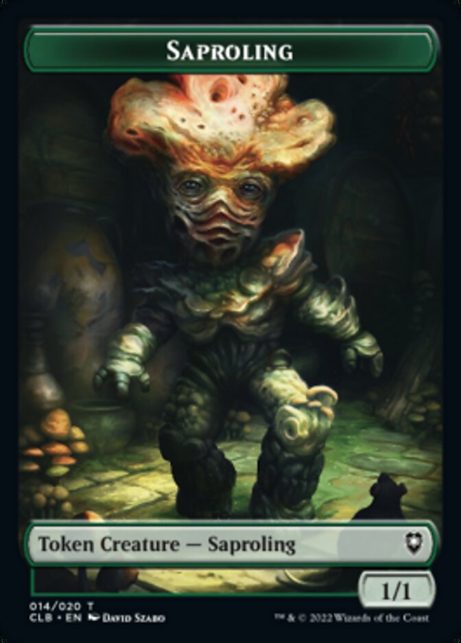 Saproling Token [Commander Legends: Battle for Baldur's Gate Tokens] | Rook's Games and More