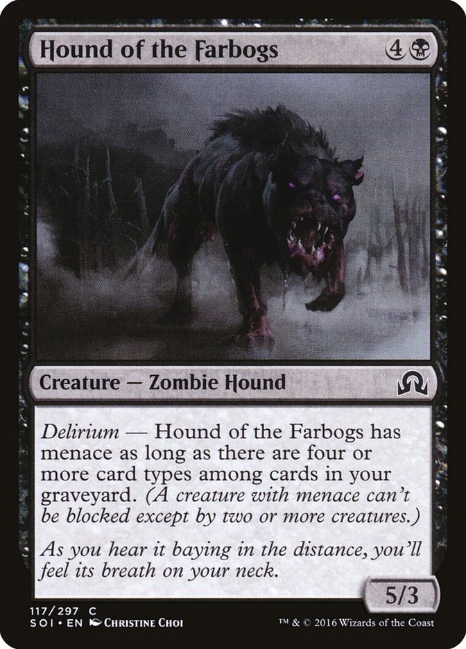 Hound of the Farbogs [Shadows over Innistrad] | Rook's Games and More