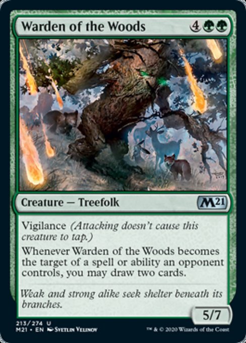 Warden of the Woods [Core Set 2021] | Rook's Games and More