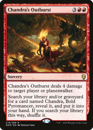 Chandra's Outburst [Dominaria] | Rook's Games and More