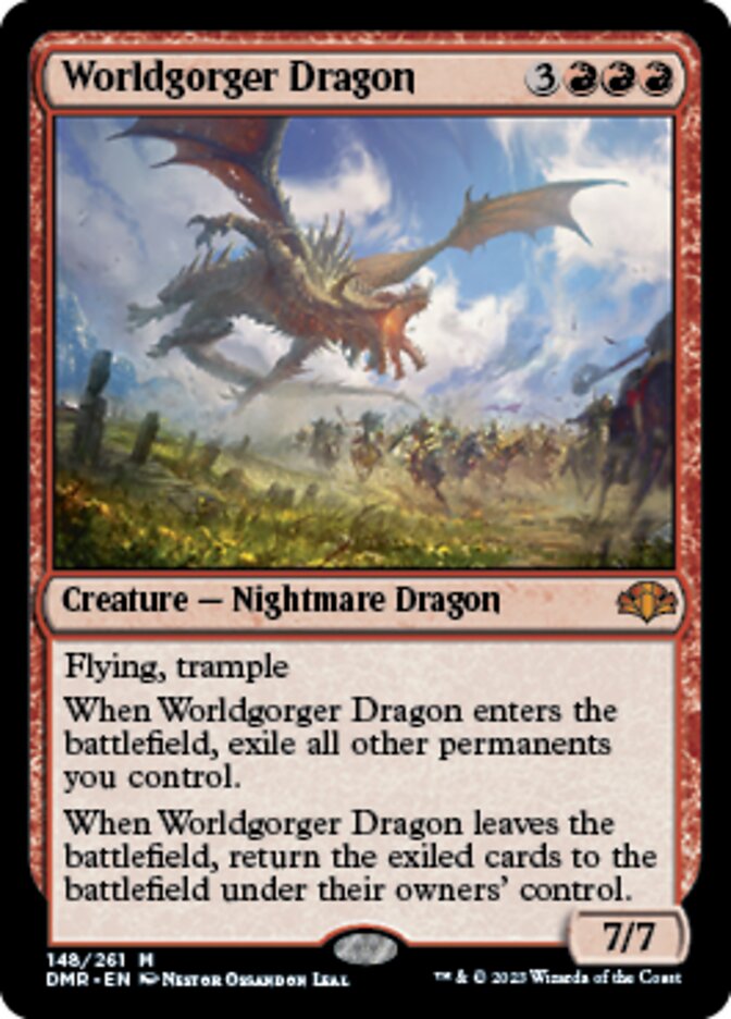 Worldgorger Dragon [Dominaria Remastered] | Rook's Games and More