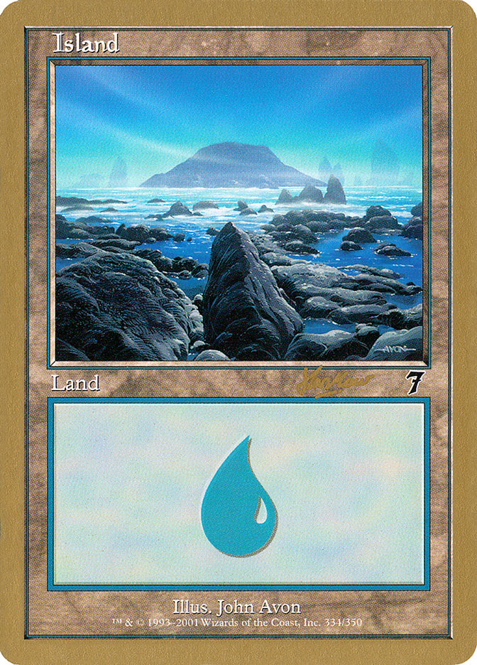 Island (shh334) (Sim Han How) [World Championship Decks 2002] | Rook's Games and More