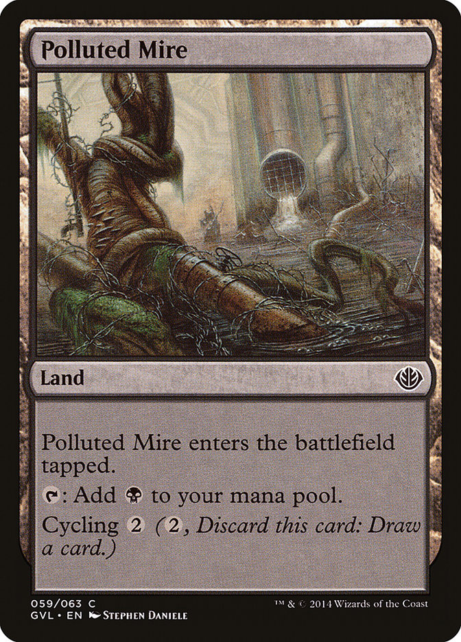 Polluted Mire (Garruk vs. Liliana) [Duel Decks Anthology] | Rook's Games and More