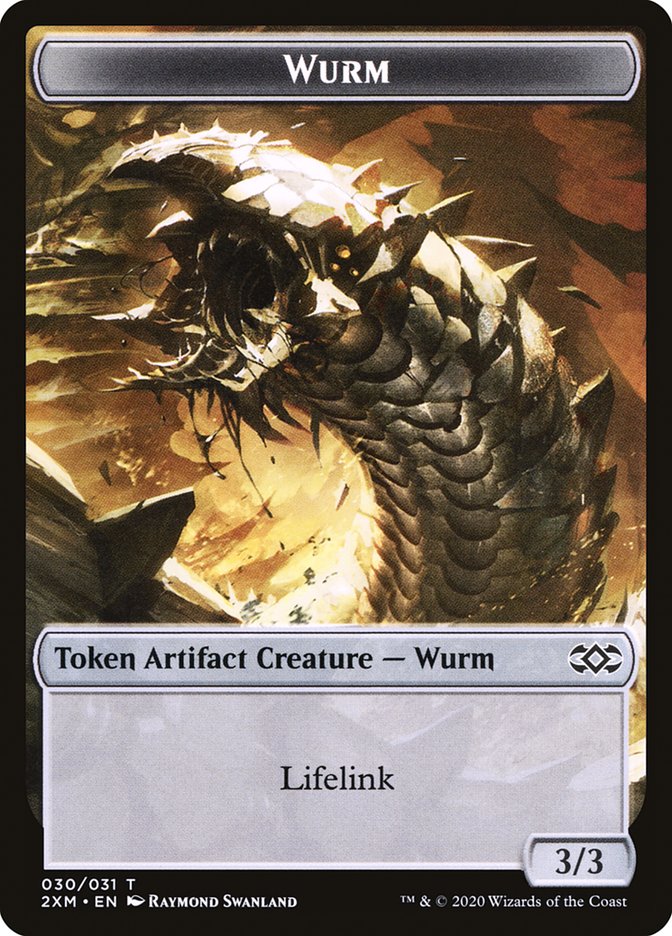 Wurm (030/031) [Double Masters Tokens] | Rook's Games and More