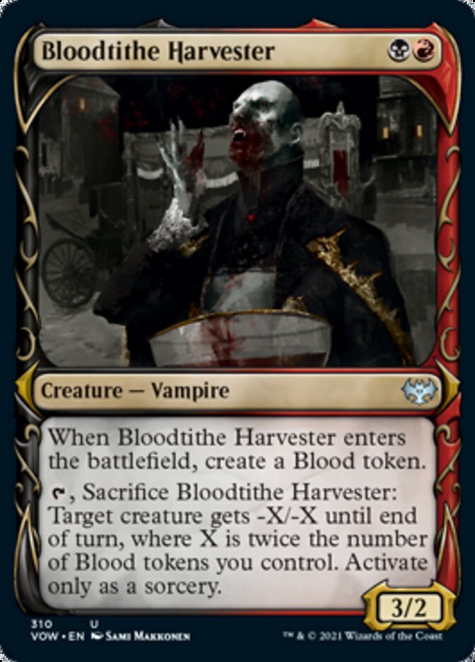 Bloodtithe Harvester (Showcase Fang Frame) [Innistrad: Crimson Vow] | Rook's Games and More