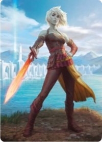 Nahiri, Heir of the Ancients 1 Art Card [Zendikar Rising Art Series] | Rook's Games and More