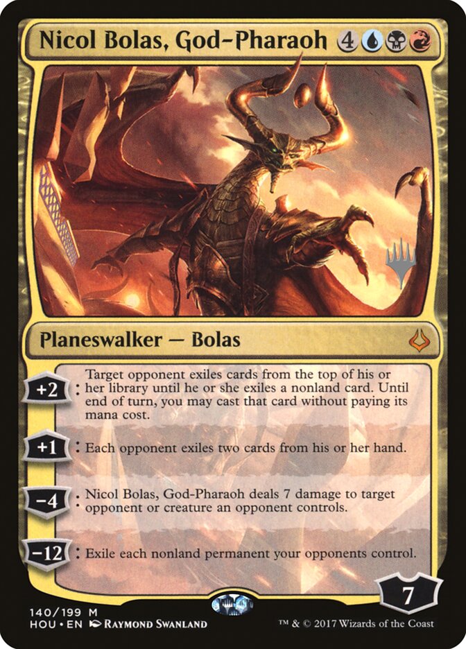 Nicol Bolas, God-Pharaoh (Promo Pack) [Hour of Devastation Promos] | Rook's Games and More