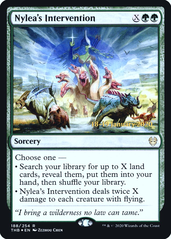 Nylea's Intervention [Theros Beyond Death Prerelease Promos] | Rook's Games and More