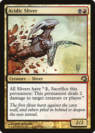 Acidic Sliver [Premium Deck Series: Slivers] | Rook's Games and More