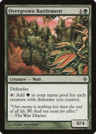 Overgrown Battlement [Rise of the Eldrazi] | Rook's Games and More