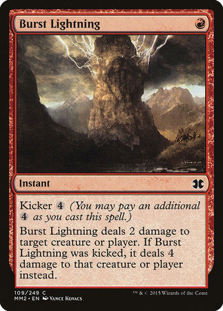 Burst Lightning [Modern Masters 2015] | Rook's Games and More