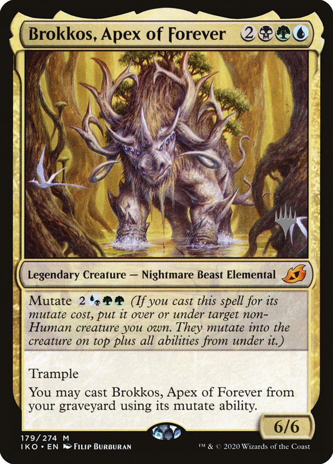 Brokkos, Apex of Forever (Promo Pack) [Ikoria: Lair of Behemoths Promos] | Rook's Games and More