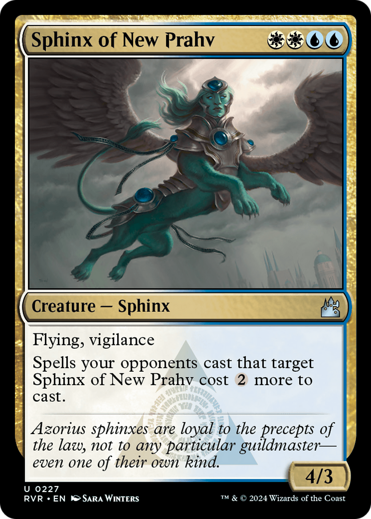 Sphinx of New Prahv [Ravnica Remastered] | Rook's Games and More