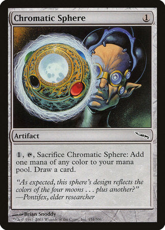 Chromatic Sphere [Mirrodin] | Rook's Games and More
