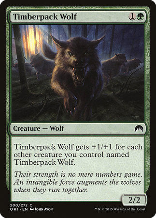 Timberpack Wolf [Magic Origins] | Rook's Games and More