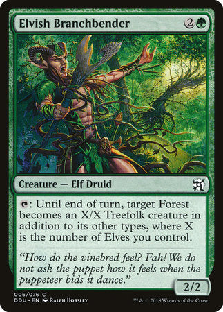 Elvish Branchbender [Duel Decks: Elves vs. Inventors] | Rook's Games and More