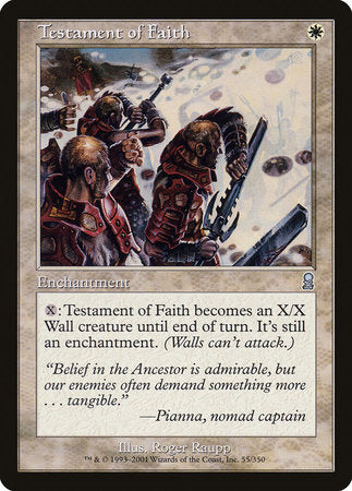 Testament of Faith [Odyssey] | Rook's Games and More