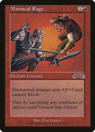 Maniacal Rage [Exodus] | Rook's Games and More