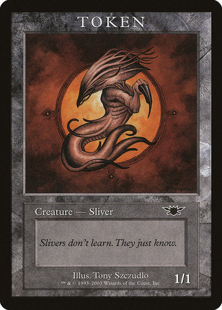 Sliver Token (Legions) [Magic Player Rewards 2003] | Rook's Games and More