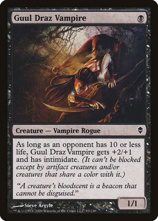 Guul Draz Vampire [Zendikar] | Rook's Games and More