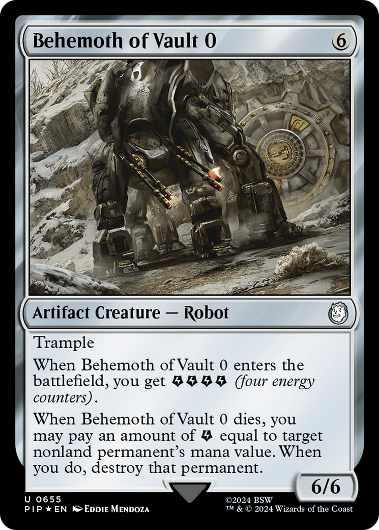 Behemoth of Vault 0 (Surge Foil) [Fallout] | Rook's Games and More
