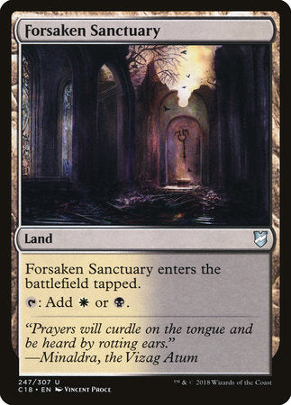 Forsaken Sanctuary [Commander 2018] | Rook's Games and More