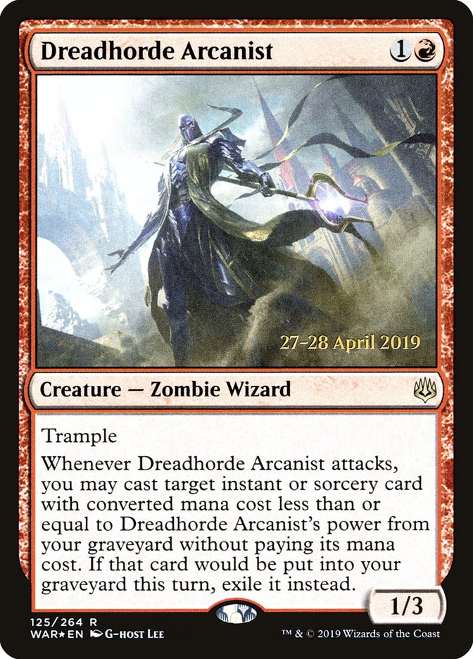 Dreadhorde Arcanist  [War of the Spark Prerelease Promos] | Rook's Games and More