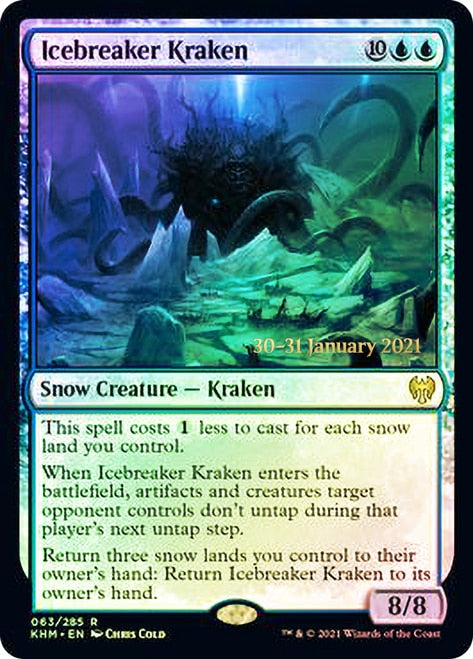 Icebreaker Kraken  [Kaldheim Prerelease Promos] | Rook's Games and More