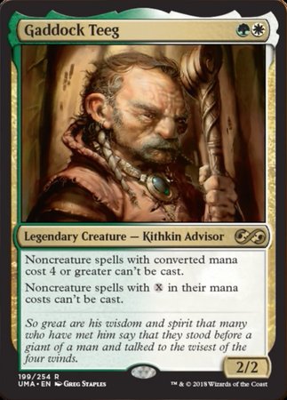 Gaddock Teeg [Ultimate Masters] | Rook's Games and More