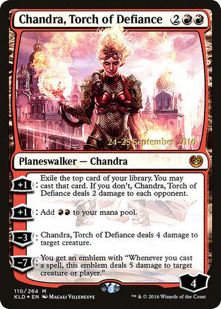 Chandra, Torch of Defiance [Kaladesh Promos] | Rook's Games and More
