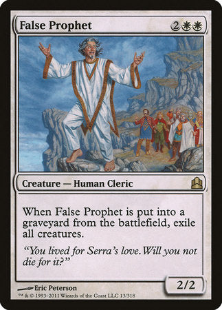 False Prophet [Commander 2011] | Rook's Games and More