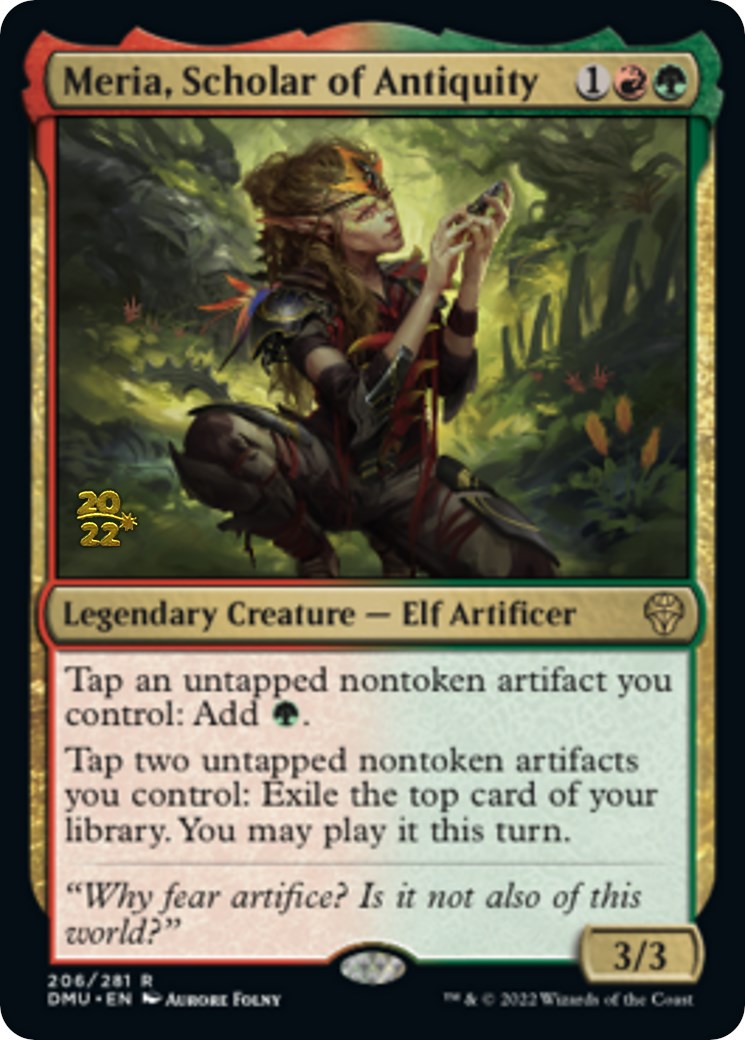 Meria, Scholar of Antiquity [Dominaria United Prerelease Promos] | Rook's Games and More