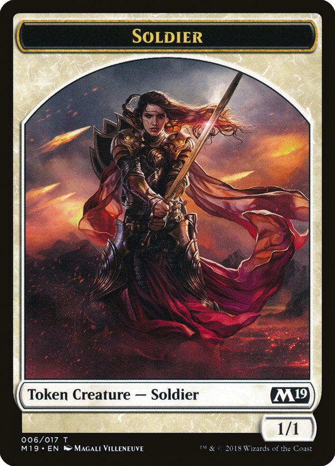 Soldier [Core Set 2019 Tokens] | Rook's Games and More