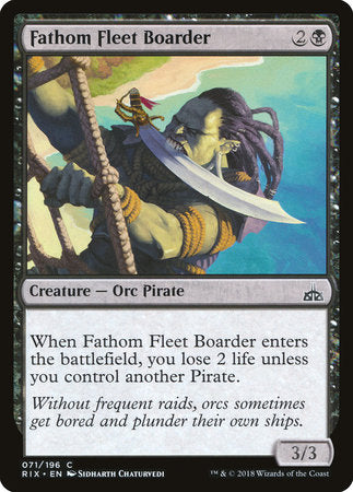 Fathom Fleet Boarder [Rivals of Ixalan] | Rook's Games and More