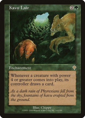 Kavu Lair [Invasion] | Rook's Games and More
