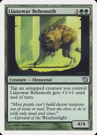 Llanowar Behemoth [Ninth Edition] | Rook's Games and More