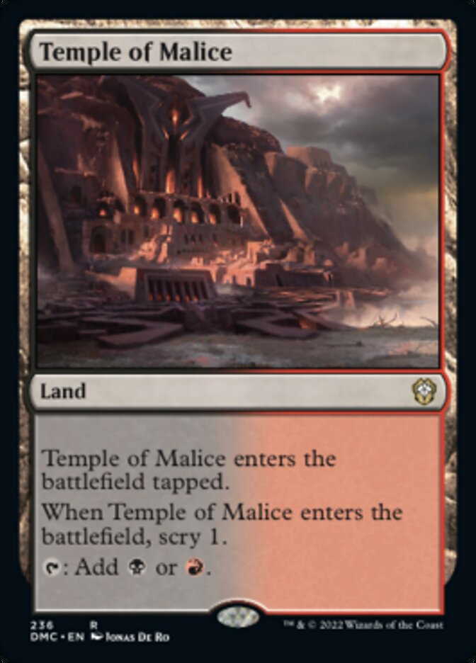 Temple of Malice [Dominaria United Commander] | Rook's Games and More