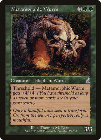 Metamorphic Wurm [Odyssey] | Rook's Games and More