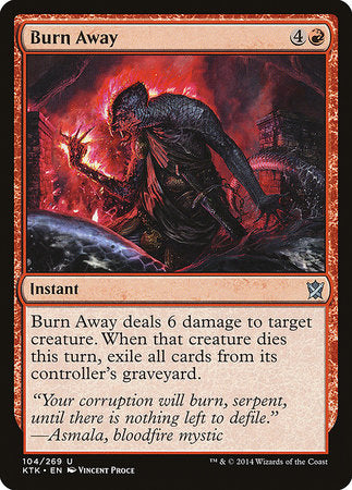 Burn Away [Khans of Tarkir] | Rook's Games and More