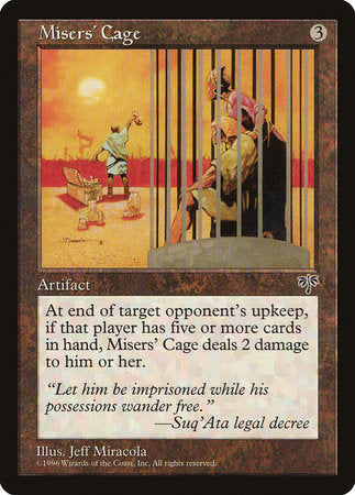 Misers' Cage [Mirage] | Rook's Games and More