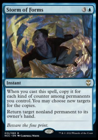 Storm of Forms (Promo Pack) [Streets of New Capenna Commander Promos] | Rook's Games and More