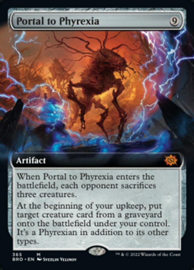 Portal to Phyrexia (Extended Art) [The Brothers' War] | Rook's Games and More