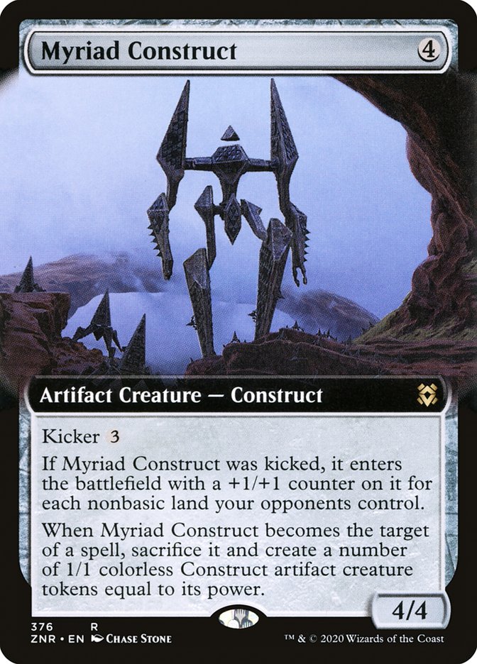 Myriad Construct (Extended Art) [Zendikar Rising] | Rook's Games and More