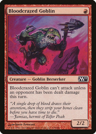 Bloodcrazed Goblin [Magic 2011] | Rook's Games and More