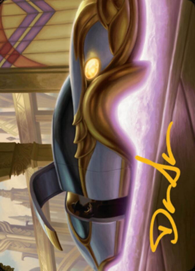 Mysterious Limousine Art Card (Gold-Stamped Signature) [Streets of New Capenna Art Series] | Rook's Games and More